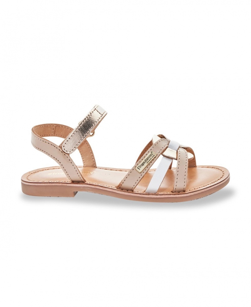 Sandales Les Tropeziennes BADALIA Nude Multico Enfant|RGDN-29494123